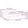vidaXL Boxspringbett mit Matratze Rosa 180x220 cm Samt
