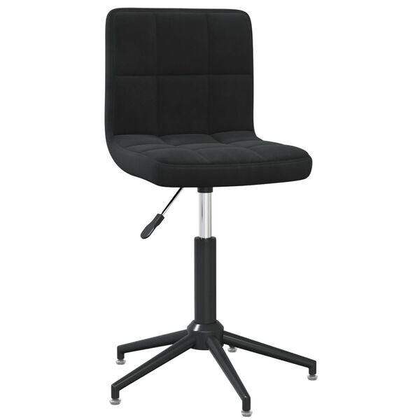 vidaXL Esszimmerst&uuml;hle 6 Stk. Drehbar Schwarz Samt