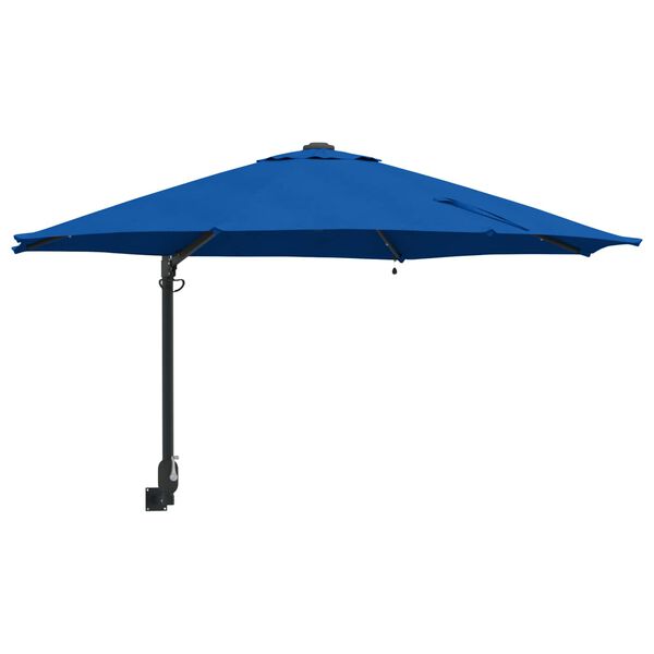 vidaXL Garten-Sonnenschirm Azurblau 248 x 248 x 148 cm