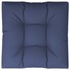 vidaXL Palettenkissen Marineblau 80x80x12 cm Stoff