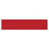 vidaXL Ausziehbare Seitenmarkise 120&times;500 cm Rot