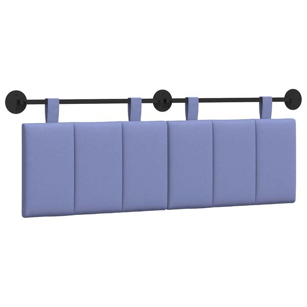vidaXL H&auml;ngevorderseite Wandmontiert Jeans blau 150 x 55 x 5 cm Stoff