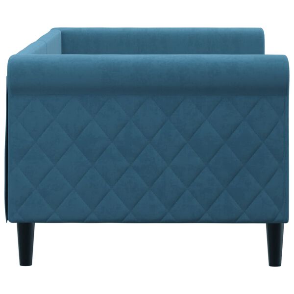 vidaXL Tagesbett Blau 80x200 cm Samt