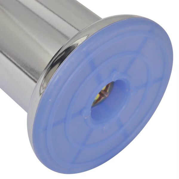 vidaXL Sofabeine 8 Stk. Rund Chrom 60 mm