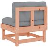 vidaXL Mittelsofas mit Kissen 2 Stk. Massivholz Douglasie