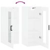 vidaXL Wandschrank Wei&szlig; 34,5x34x90 cm