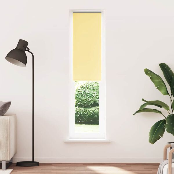 vidaXL Verdunkelungsrollo Gelb 50x230 cm Stoffbreite 45,7 cm Polyester
