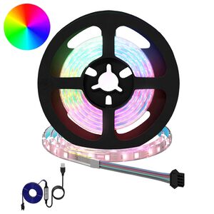 vidaXL LED-Streifen 2 stk. Schwarz und Transparent