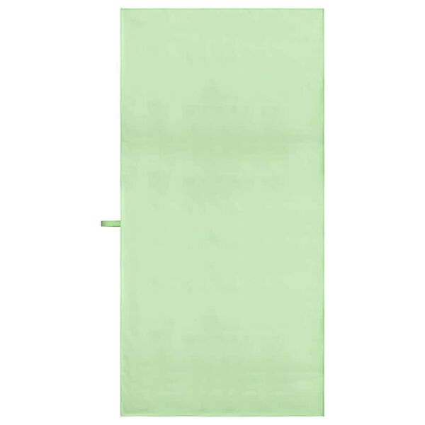 vidaXL Sporthandt&uuml;cher 2 pcs Gr&uuml;n 140 x 70 cm Polyester und Polyamid