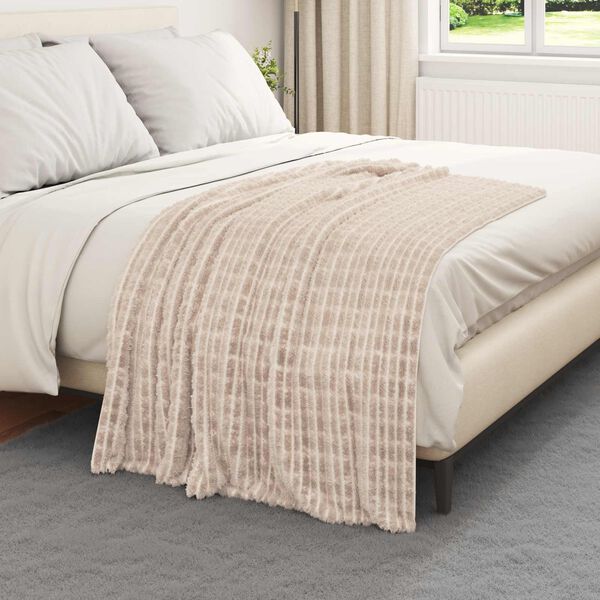 vidaXL Wohndecken 6 pcs Beige 150 x 130 cm Fleece