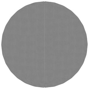 vidaXL Pool-Bodentuch Hellgrau Ø244 cm Polyester Geotextil