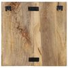 vidaXL Nachttisch 50x27x50 cm Raues Mango-Massivholz