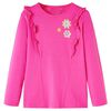 Kinder-Langarmshirt Dunkelrosa 104
