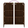 vidaXL TV-Wandschrank Braun Eiche-Optik 40,5x30x90 cm Holzwerkstoff