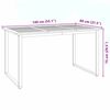 vidaXL Garten Essgruppe 5 pcs Grau Massivholz Akazie