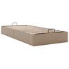 vidaXL Ottoman-Bett ohne Matratze Cappucino 100x200cm Kunstleder