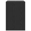 vidaXL Waschmaschinen-Schrank Schwarz Eichen-Optik 87 x 60 x 89 cm