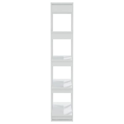 vidaXL Bücherregal/Raumteiler Weiß 80x30x160 cm Holzwerkstoff