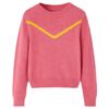 Kinderpullover Gestrickt Altrosa 104