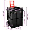 vidaXL Werkzeug-Organizer Trolley mit Griff 45x36x90 cm