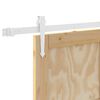 vidaXL Schiebet&uuml;r ORKDAL Braun 83 x 232 cm Massives Kiefernholz