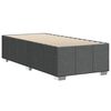 vidaXL Bettgestell ohne Matratze Dunkelgrau 100x200 cm Stoff