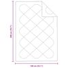 vidaXL Sommerdecke mit Kissen 2 pcs Wei&szlig; Mikrofaser