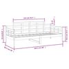vidaXL Tagesbett Massivholz Kiefer 90x200 cm