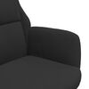vidaXL Relaxsessel Schwarz Wildleder-Optik