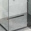vidaXL Duschablauf 2-in-1 mit 360&deg; Siphon Schwarz 70 cm Edelstahl 304