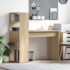 vidaXL Schreibtisch Sonoma-Eiche 113 x 54 x 120 cm Holzwerkstoff
