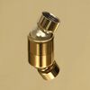 vidaXL Regenbrause Edelstahl 20 cm Rund Golden
