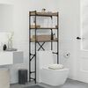 vidaXL Waschmaschinenregal mit Regal Artisan-Eiche 67 x 25 x 163 cm