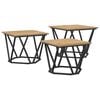 vidaXL Couchtisch 3 pcs Artisan-Eiche 50 x 50 x 40 cm