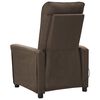 vidaXL Massagesessel Braun Stoff