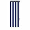 vidaXL Au&szlig;enrollo 60 x 250 cm Blau und Wei&szlig;