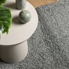vidaXL Teppich Shaggy Hochflor Modern Gr&uuml;n 200x200 cm