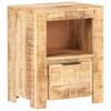vidaXL Nachttisch 40x30x50 cm Raues Mangoholz