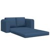 vidaXL Schlafsofa 60cm Blau Stoff