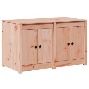 vidaXL K&uuml;chenschrank mit Regal Braun Eichen-Optik 106 x 55 x 64 cm