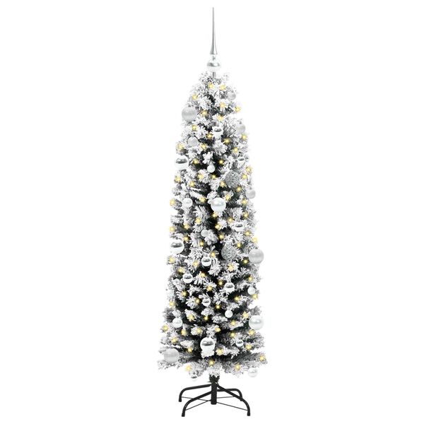 vidaXL K&uuml;nstlicher Weihnachtsbaum mit 150 LEDs mit St&auml;nder Gr&uuml;n 150 cm