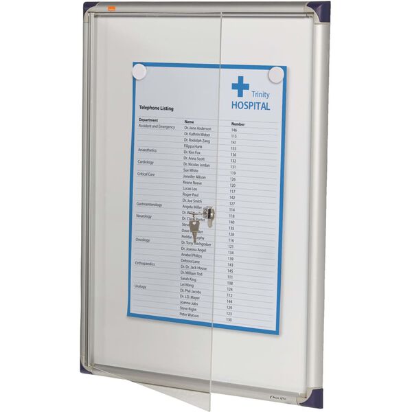 Nobo Schaukasten Magnetisch Glas