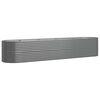 vidaXL Hochbeet Verzinkter Stahl 368x80x68 cm Grau
