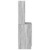 vidaXL Nachttisch Grau Sonoma 39x35x125 cm Holzwerkstoff