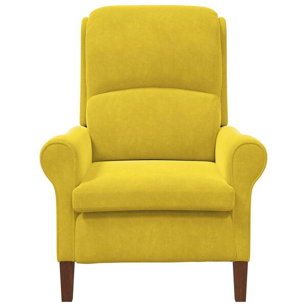 vidaXL Sessel Gelb 76 x 94 x 102 cm Samt