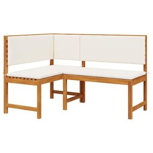 vidaXL Gartenstuhl mit Kissen Braun 100 x 50 x 91cm Massivholz Akazie
