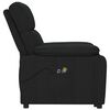 vidaXL Massagesessel mit Aufstehhilfe Schwarz Stoff