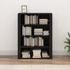 vidaXL Sideboard Schwarz 80x30x106 cm Holzwerkstoff