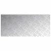 vidaXL Treppe Tritt Rechtwinklig 2 pcs Silber 90 x 40 cm Aluminium