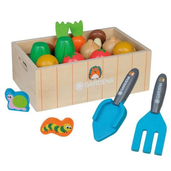 GARDENA Holzspielzeug-Set Gem&uuml;sekiste